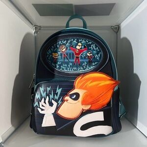 Loungefly Disney Pixar The Incredibles Syndrome Mini Backpack